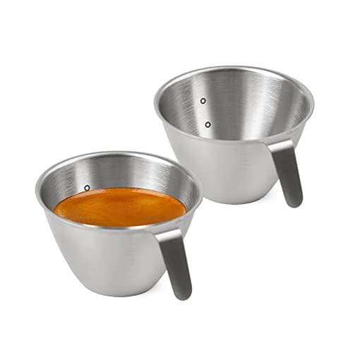 Espresso Shot Cups, Stainless Steel Measuring Shot Cup for Barista, Cafe, Home