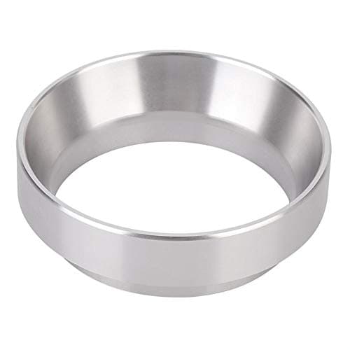 Silver Aluminum 58mm Espresso Dosing Funnel, Universal Coffee Brewing Tool