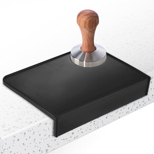 Espresso Tamping Mat - Anti-Slip Silicone Coffee Tamper Mat (1 Hole)