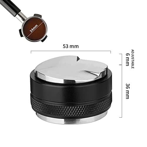 Coffee Distributor and Hand Tamper for 53mm Portafilter