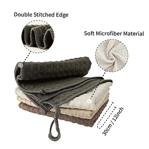 4 Pack Barista Microfiber Cloth & 250ml Stainless Steel Frothing Pitcher