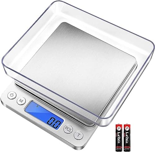 Fuzion Digital Kitchen Scale 3000g LCDgrams/oz 6 Modes Tare Battery Included