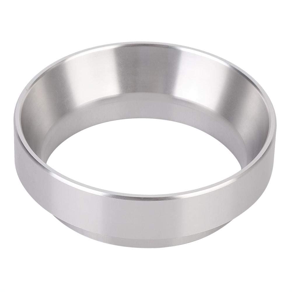 Silver Aluminum 58mm Espresso Dosing Funnel, Universal Coffee Brewing Tool