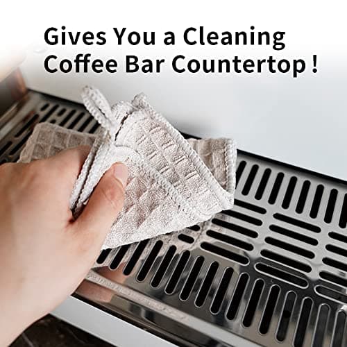 4 Pack Barista Microfiber Cloth & 250ml Stainless Steel Frothing Pitcher